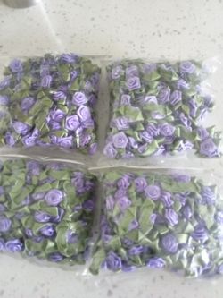 satin mini flowers