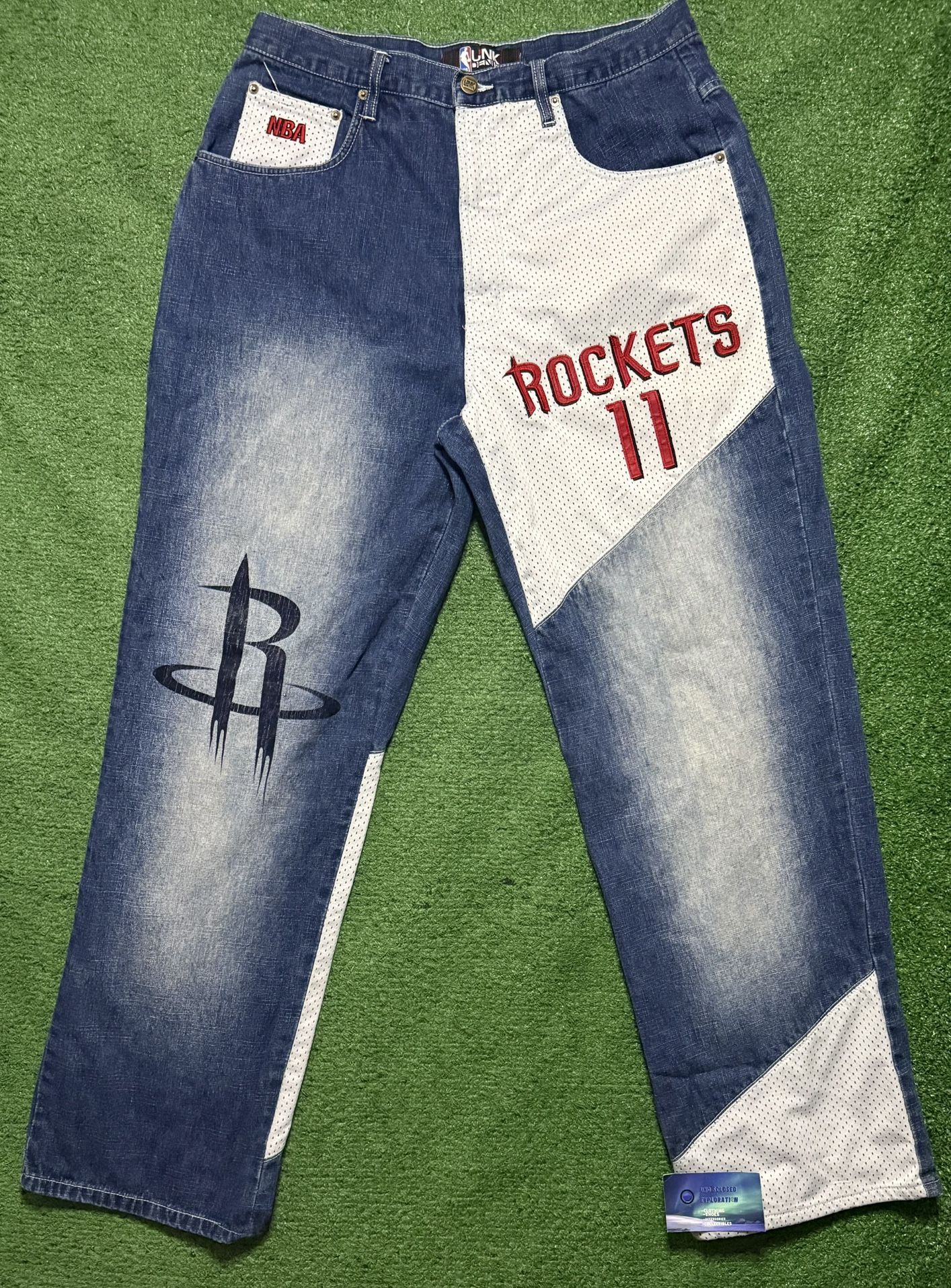 Vintage NBA Yao Ming Rockets Jeans UNK W34