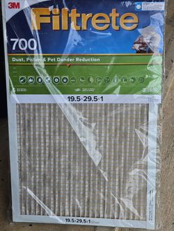 Filtrete 15.5x29.5x1 MPR 700 AC Furnace Air Filter. 3 filters INCLUDED