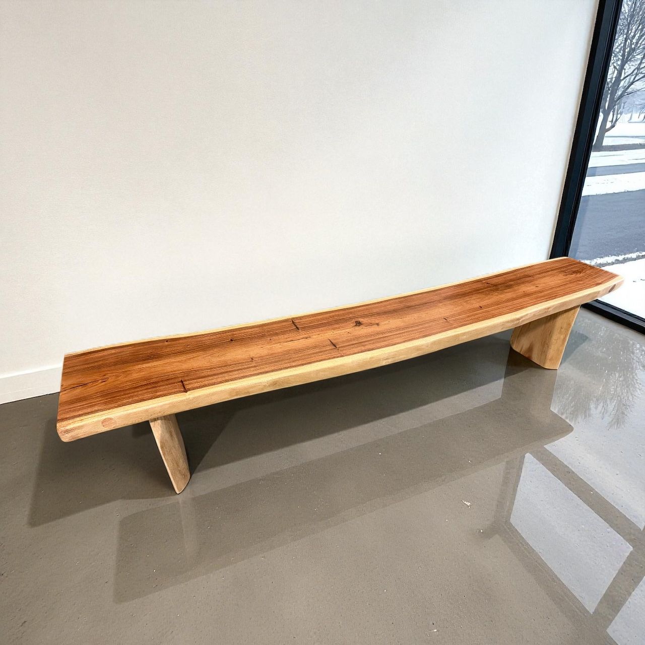 Monkey Wood Live Edge Bench