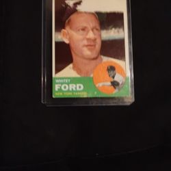 Whitey Ford Baseball Card 