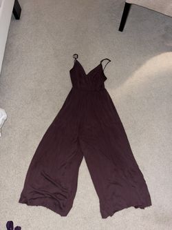 Burgundy Jumpsuit  