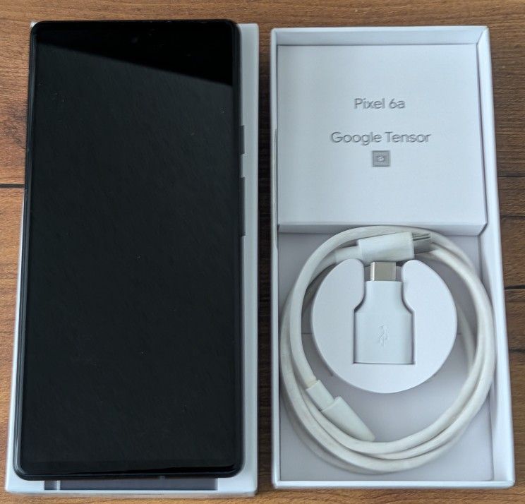 Google Pixel 6a Charcoal 128gb LIKE NEW