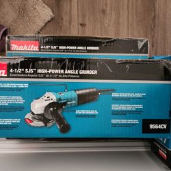 Makita 13 Amp 4-1/2 in. Corded SJS High-Power Angle Grinder