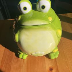 Frog Cookie Jar