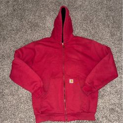 Heavy Red Carharrt Jacket 