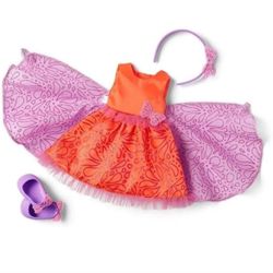 American Girl Wellie Wishers Shimmering Butterfly Outfit For Dolls Retired
