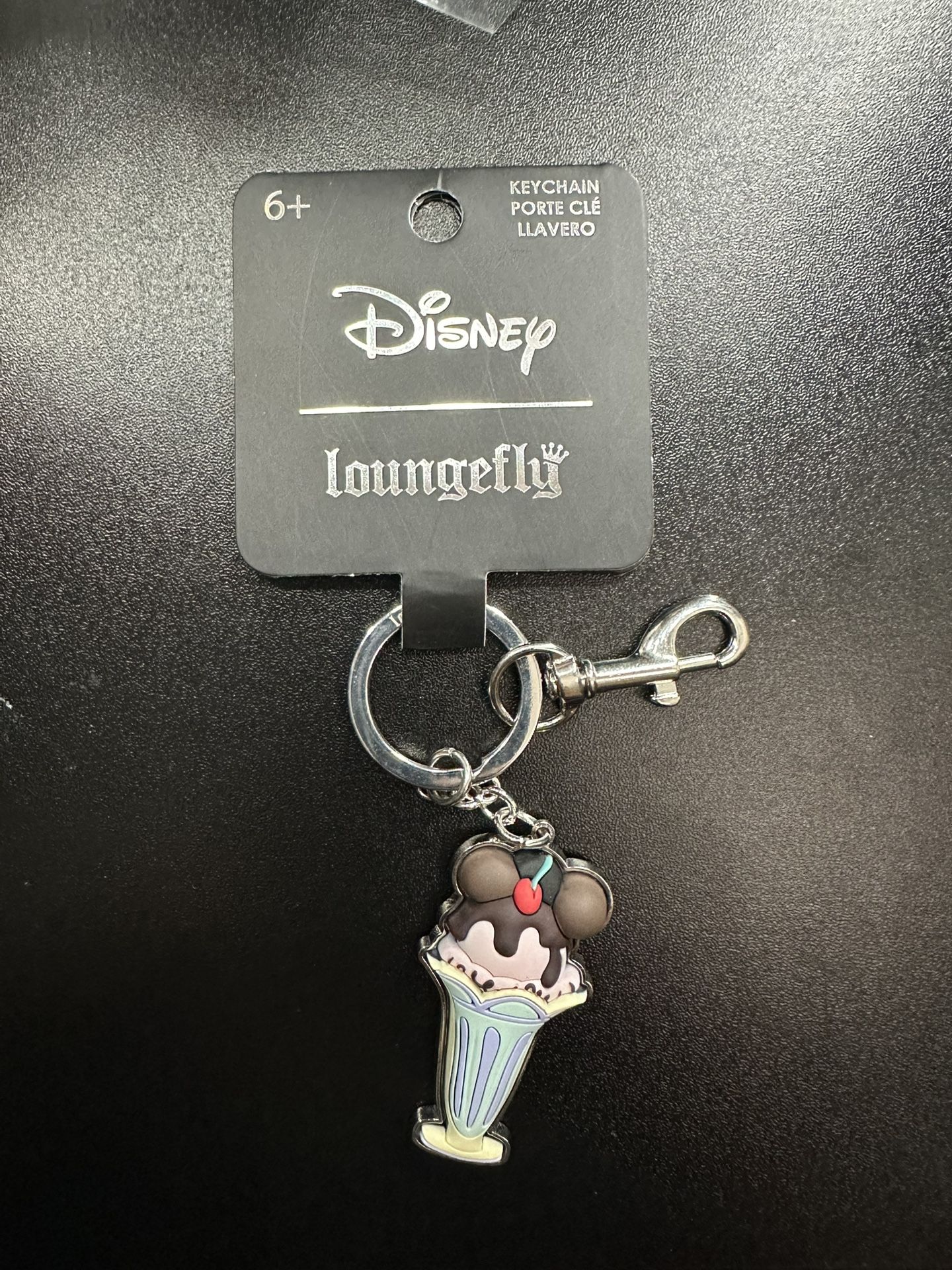 Disney Loungefly Ice Cream Sundae Keychain