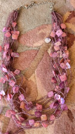 Lot Of 3 Seed Bead Necklaces