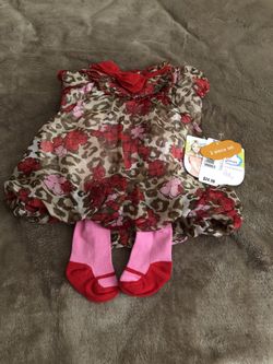 Baby dress& stockings