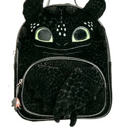 How To Train Your Dragon Women's Toothless Mini Backpack, Black