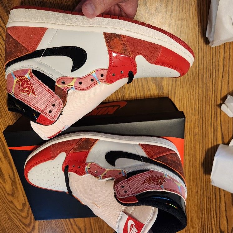 jordan1 high og spider-man size8