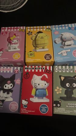 sanrio building blocks sets (together)need gone asap