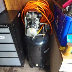 A Central Pneumatic 21 Gallon Air Compressor