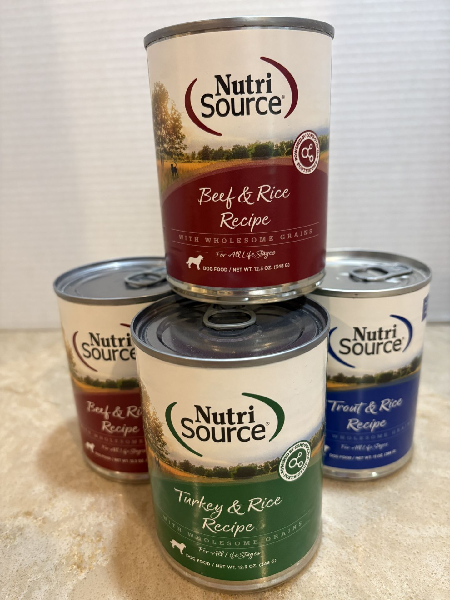 4 Nutri Source Canned Dog Food 12.3oz