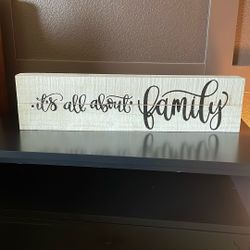 Cute Wooden Sign