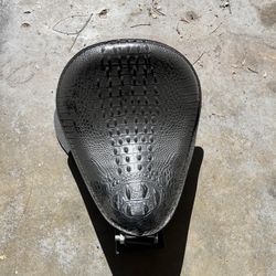 Crocodile Print Motorcycle Seat Brand New