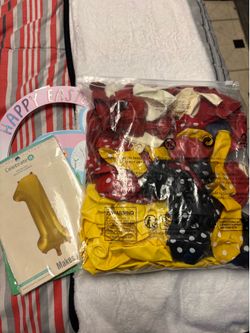 Assorted balloons
