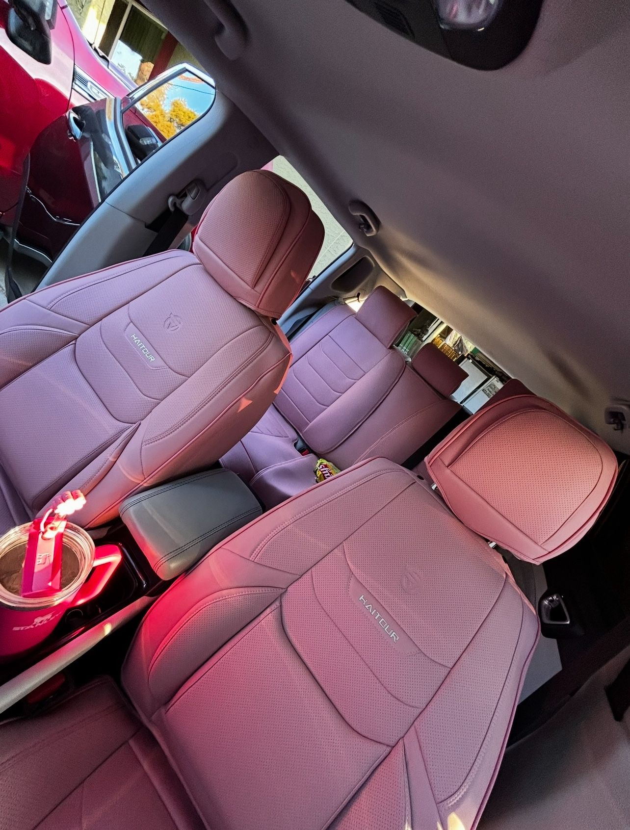 Pink Universal Car Seat Covers