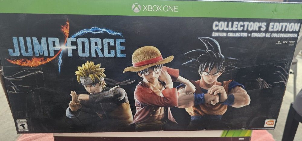 2019 XBOX ONE Jump Force Collector's Edition Diorama, Art Boards, Game, Steelbook, Game