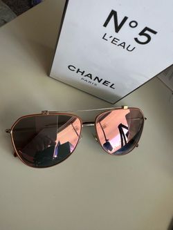 Aviator Sunglasses Rose Gold Mirror Lenses DOLCE & Gabanna