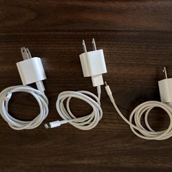 Apple lightening To USB Cables With Apple AC Cube(3)