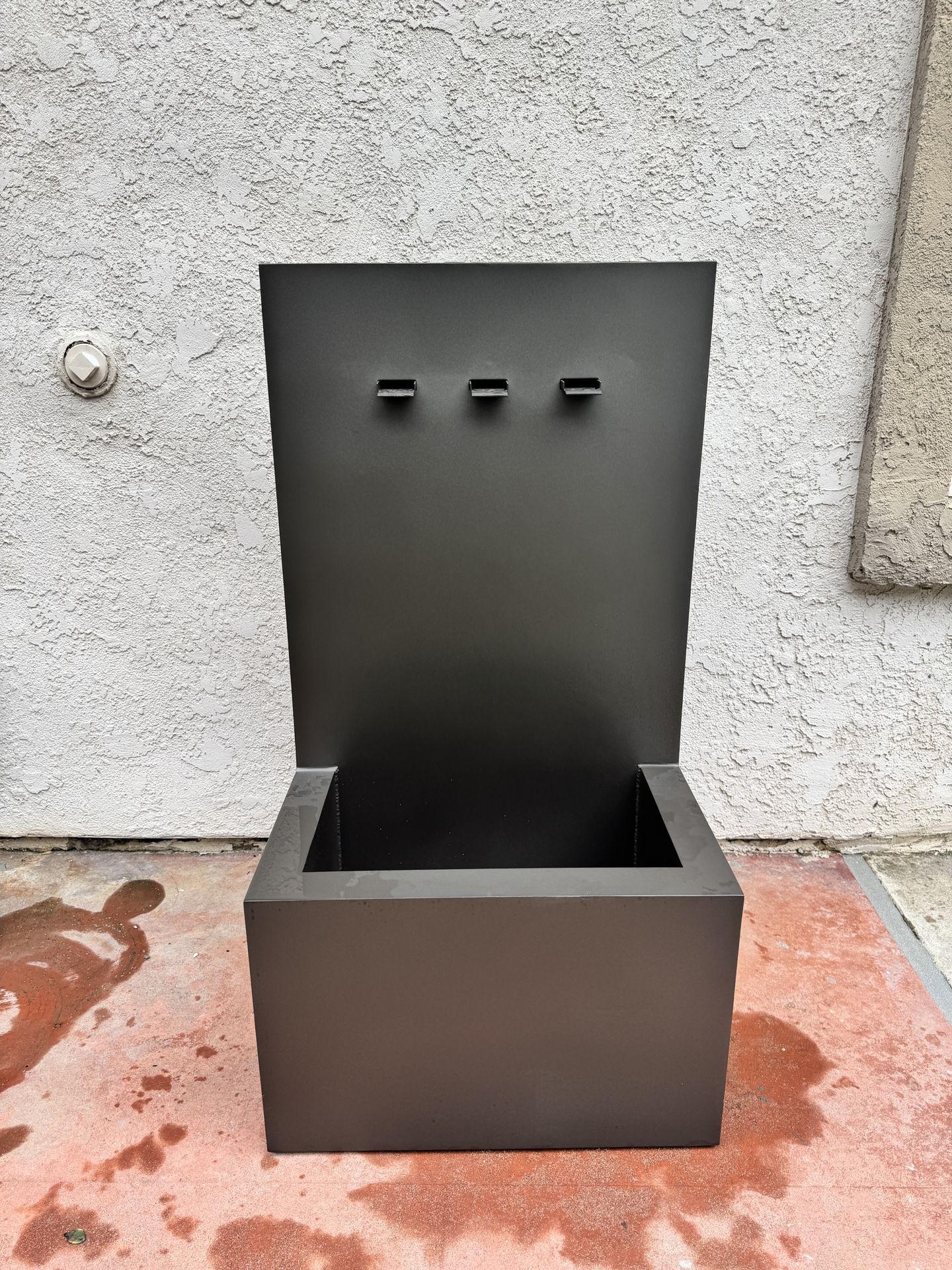 Restoration Hardware MODERNIST WALL FOUNTAIN 3-SPOUT NEW