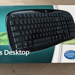LOGITECH Cordless Desktop EX100 with cordless mouse
