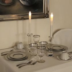 Crystal Candlesticks-Villeroy & Boch