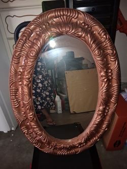 Tall oval mirror in excellent condition