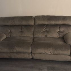 Brassville Reclining Sofa From Ashley’s 