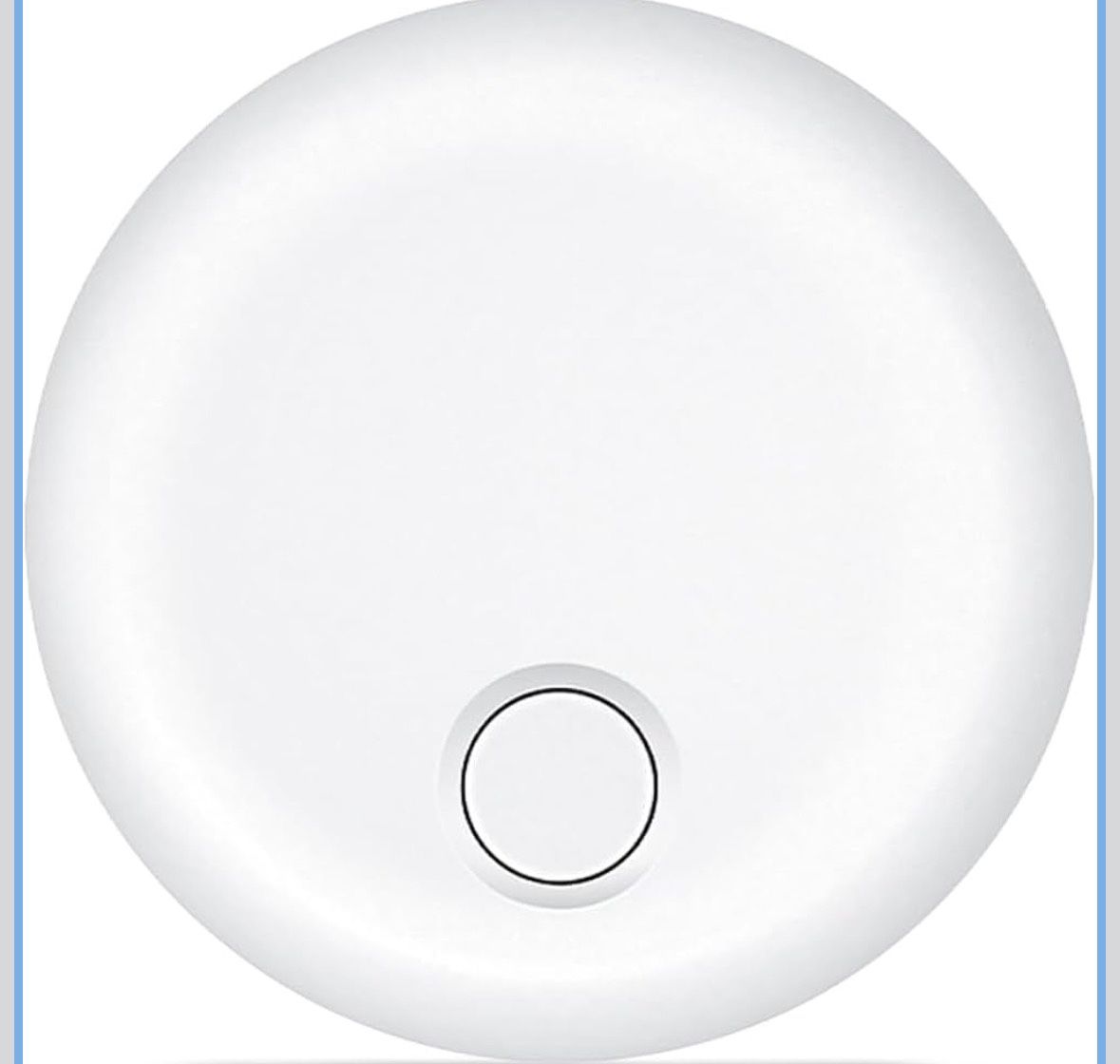 Bluetooth Tracker Works with Apple Find My App (iOS Only),White