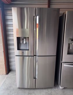 Samsung Stainless Steel Refrigerator And Freezer