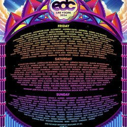 EDC Backstage, Artist and VIP Access (Las vegas)