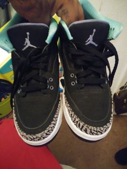 turquoise and black 3s jordans
