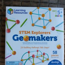 New STEM Explorers Geomakers Shapes Activity Set