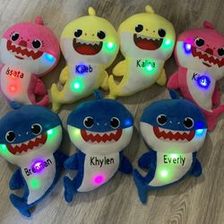 Personalized Singing LED Light Plush Toys Music Doll English Song Toy Gift