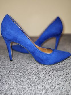 Christian Siriano for Payless Royal Blue Pointed Toe Heels