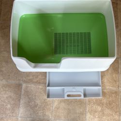 Purina Tidy Cats Non Clumping Litter System, Breeze XL All-in-One Odor Control & Easy Clean Multi Cat Box