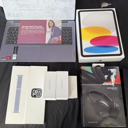 Apple Products / Android Watch / Lonovo Laptop