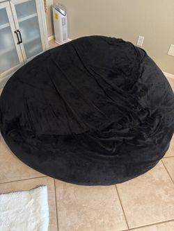 LARGE OVERSTUFFED BEANBAG