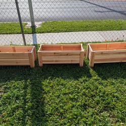 Rustic Picket Fence Planter