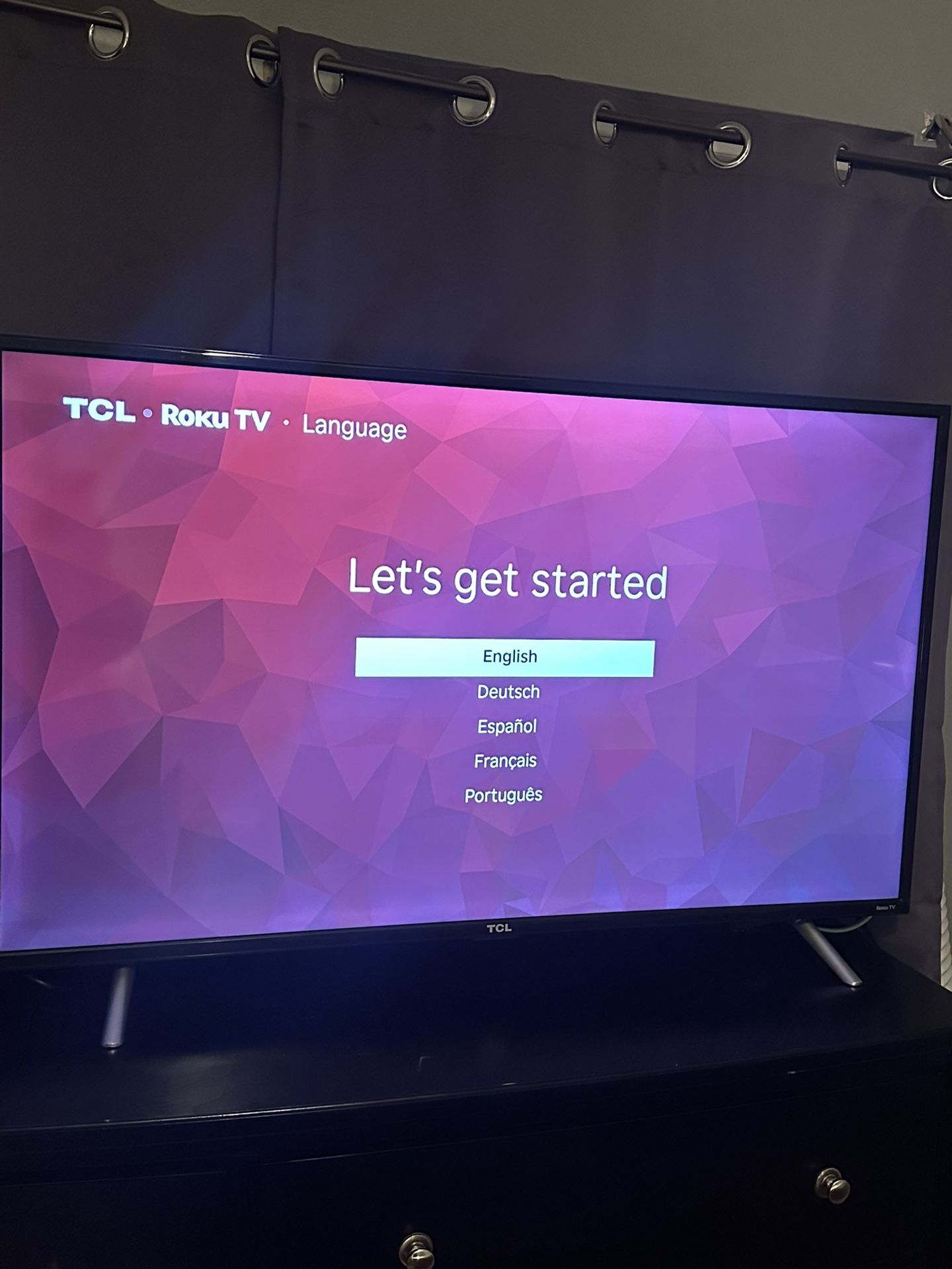 **AS-IS** TCL 50 INCH ROKU SMART TV