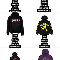 Sp5der hoodie Size S-XL New 