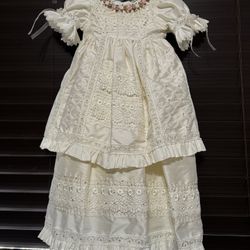 Baptism Dress ( 3 Piece Set)