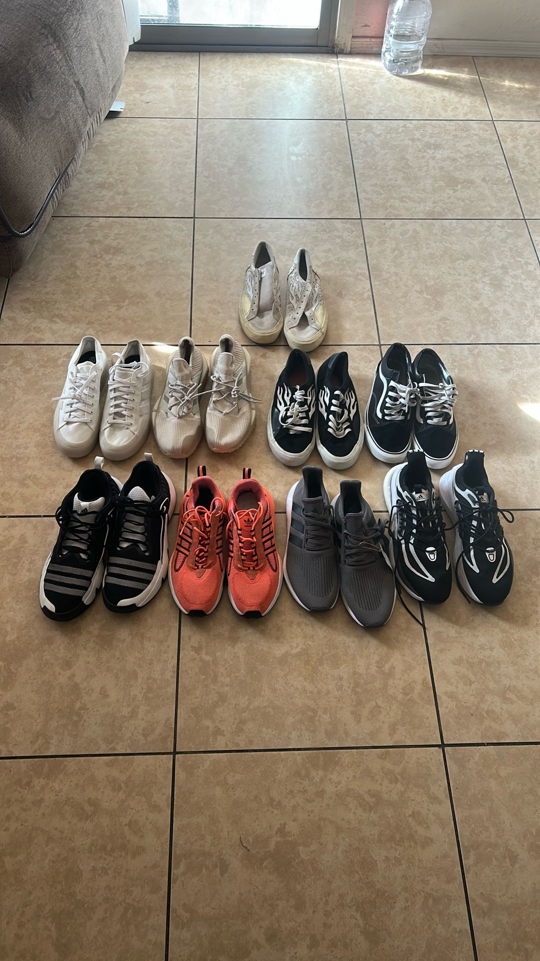 Addias And Vans.