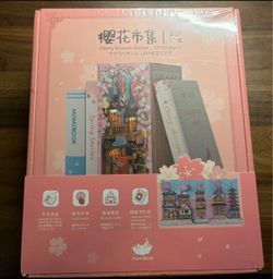 CHERRY BLOSSOM MARKET DIY BOOKEND
