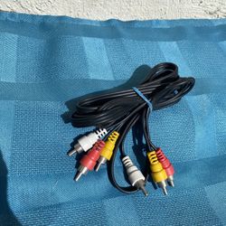 Audio Video RCA Cable Red White And Yellow 