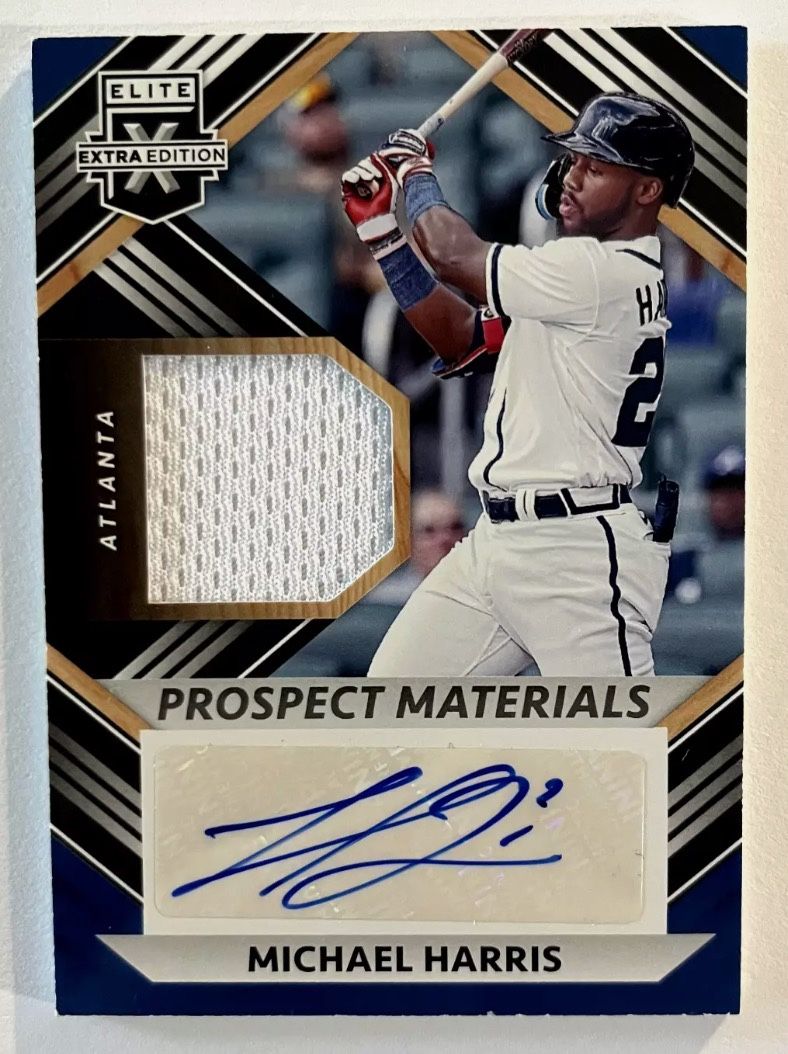 Michael Harris II 2022 Rookie Patch Autographed Card
