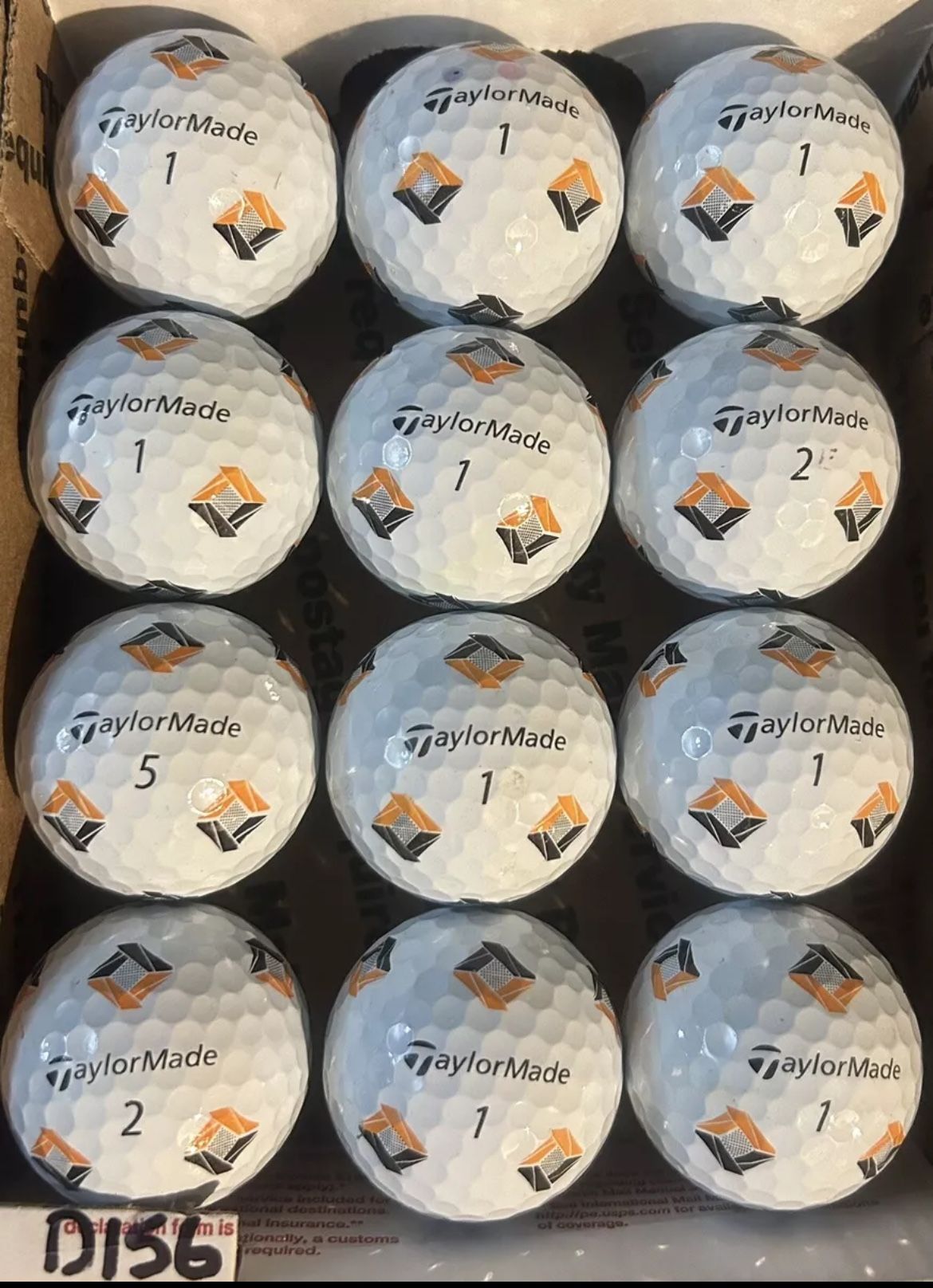 12 TaylorMade TP5 Pix (2024) Golf Balls 5/4a Lot D156